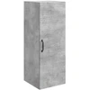 Prie sienos montuojama spinta Betono pilka 33 x 34,5 x 90 cm