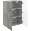 Prie sienos montuojama spinta Betono pilka 66 x 34,5 x 90 cm