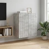 Prie sienos montuojama spinta Betono pilka 59 x 31 x 64 cm