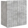 Prie sienos montuojama spinta Betono pilka 59 x 31 x 64 cm