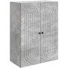 Prie sienos montuojama spinta Betono pilka 66 x 34,5 x 90 cm