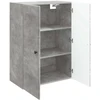 Prie sienos montuojama spinta Betono pilka 66 x 34,5 x 90 cm