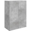 Prie sienos montuojama spinta Betono pilka 66 x 34,5 x 90 cm