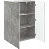 Prie sienos montuojama spinta Betono pilka 66 x 34,5 x 90 cm