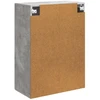 Prie sienos montuojama spinta Betono pilka 66 x 34,5 x 90 cm