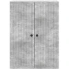 Prie sienos montuojama spinta Betono pilka 66 x 34,5 x 90 cm
