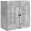 Prie sienos montuojama spinta Betono pilka 59 x 31 x 60 cm
