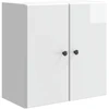 Prie sienos montuojama spinta Itin blizgi balta 59 x 31 x 60 cm