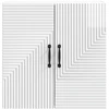 Prie sienos montuojama spinta Itin blizgi balta 59 x 31 x 60 cm