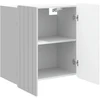 Prie sienos montuojama spinta Itin blizgi balta 59 x 31 x 64 cm