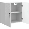 Prie sienos montuojama spinta Itin blizgi balta 59 x 31 x 60 cm