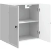 Prie sienos montuojama spinta Itin blizgi balta 59 x 31 x 60 cm