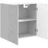 Prie sienos montuojama spinta Itin blizgi balta 59 x 31 x 60 cm