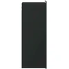 Prie sienos montuojama spinta Juoda 33 x 34,5 x 94 cm
