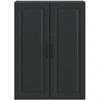 Prie sienos montuojama spinta Juoda 66 x 34,5 x 90 cm