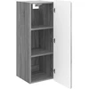 Prie sienos montuojama spinta Pilka Sonoma 33 x 34,5 x 94 cm