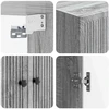 Prie sienos montuojama spinta Pilka Sonoma 66 x 34,5 x 90 cm