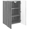 Prie sienos montuojama spinta Pilka Sonoma 66 x 34,5 x 92 cm