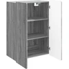 Prie sienos montuojama spinta Pilka Sonoma 66 x 34,5 x 92 cm