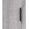Prie sienos montuojama spintelė, pilka, 69,5x34x90cm, mediena