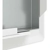 Prieigos skydas 2 pcs Balta 23 x 23 x 3 cm Plienas