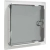 Prieigos skydas 2 pcs Balta 23 x 23 x 3 cm Plienas