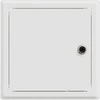 Prieigos skydas 2 pcs Balta 23 x 23 x 3 cm Plienas