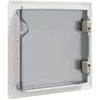 Prieigos skydas 2 vnt. Balta 23 x 23 x 3 cm Plienas