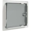 Prieigos skydas 2 vnt. Balta 23 x 23 x 3 cm Plienas