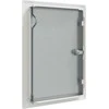Prieigos skydas Balta 33 x 23 x 3 cm Plienas