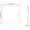Prieigos skydas Balta 33 x 33 x 3 cm Plienas