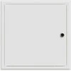 Prieigos skydas Balta 33 x 33 x 3 cm Plienas