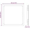 Prieigos skydas Balta 33 x 33 x 3 cm Plienas
