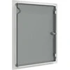 Prieigos skydas Balta 43 x 33 x 3 cm Plienas