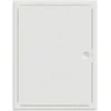 Prieigos skydas Balta 43 x 33 x 3 cm Plienas