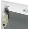 Prieigos skydas Balta 43,5 x 33 x 3 cm Plienas