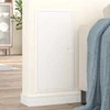 Prieigos skydas Balta 63 x 33 x 3 cm Plienas