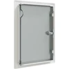 Prieigos skydas Balta 33 x 23 x 3 cm Plienas