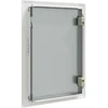 Prieigos skydas Balta 33 x 23 x 3 cm Plienas