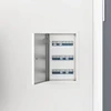 Prieigos skydas Balta 33 x 23 x 3 cm Plienas