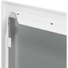 Prieigos skydas Balta 33 x 33 x 3 cm Plienas