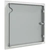 Prieigos skydas Balta 33 x 33 x 3 cm Plienas