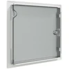 Prieigos skydas Balta 33 x 33 x 3 cm Plienas
