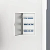 Prieigos skydas Balta 33,5 x 23 x 3 cm Plienas