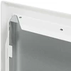 Prieigos skydas Balta 43 x 33 x 3 cm Plienas