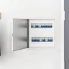 Prieigos skydas Balta 43 x 43 x 3 cm Plienas