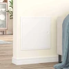Prieigos skydas Balta 43 x 43 x 3 cm Plienas
