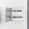 Prieigos skydas Balta 53 x 53 x 3 cm Plienas