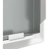 Prieigos skydas Balta 63 x 63 x 3 cm Plienas