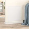 Prieigos skydas Balta 63 x 63 x 3 cm Plienas